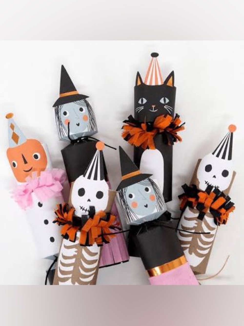 Meri Meri Vintage Halloween Character Party Crackers - NEW!